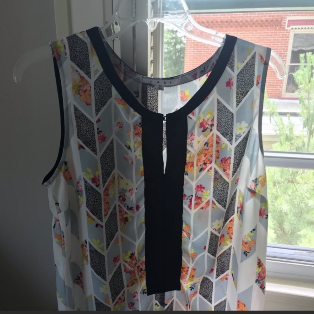 Cabi floral blouse